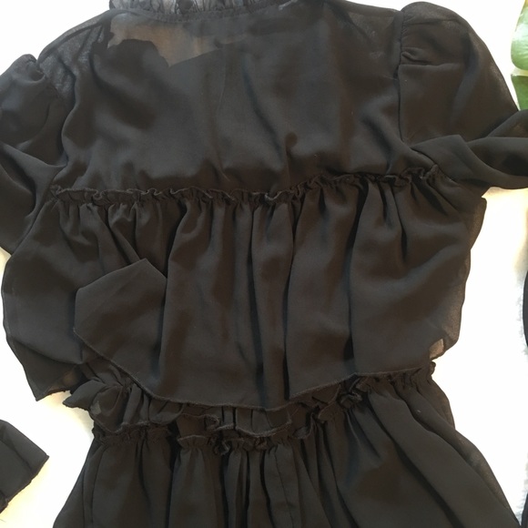 Beautiful SHEIN tiered long sleeve dress🖤 - Picture 6 of 7